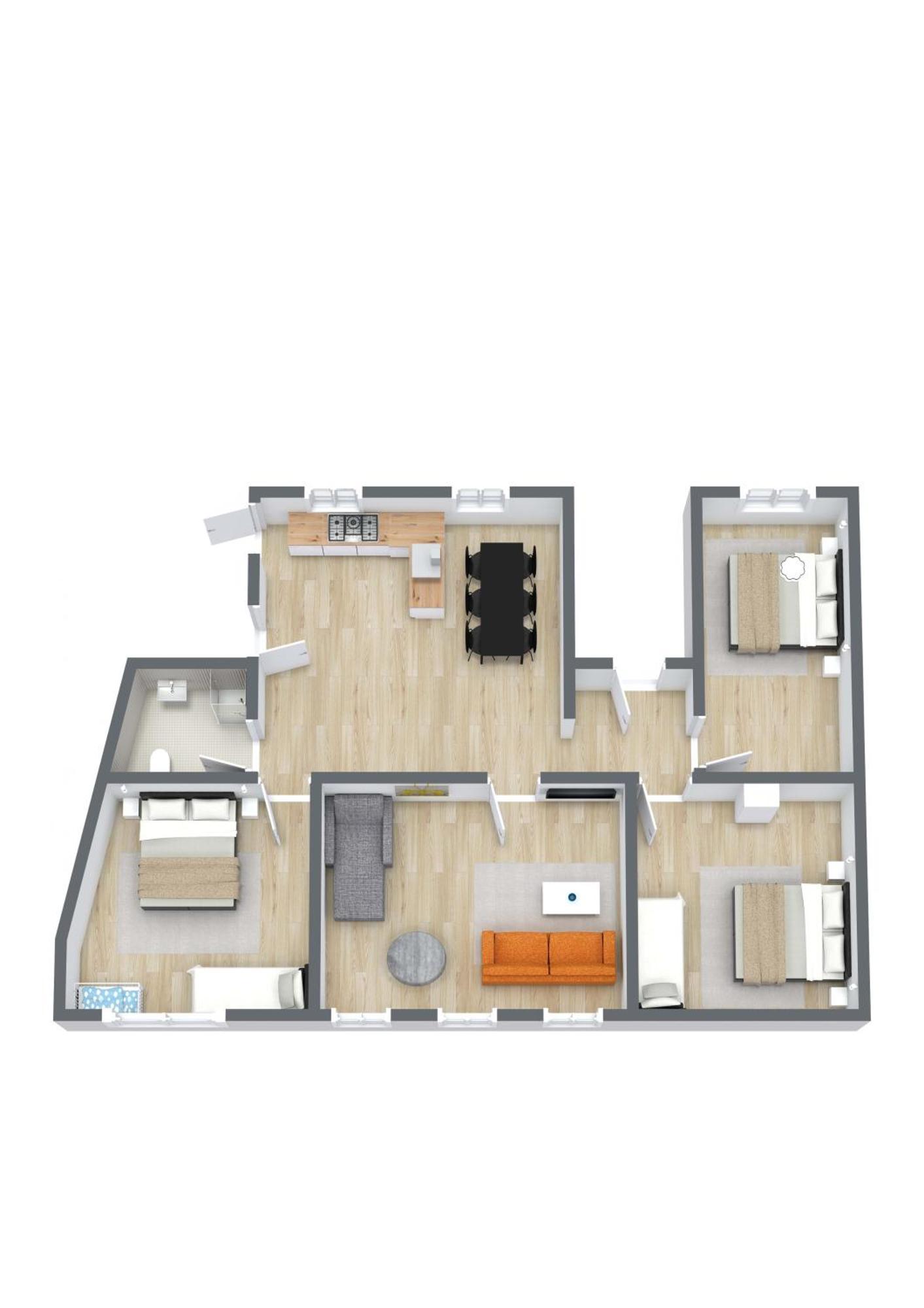 Large Apartment In Central Copenhagen By Tivoli Gardens Zimmer foto
